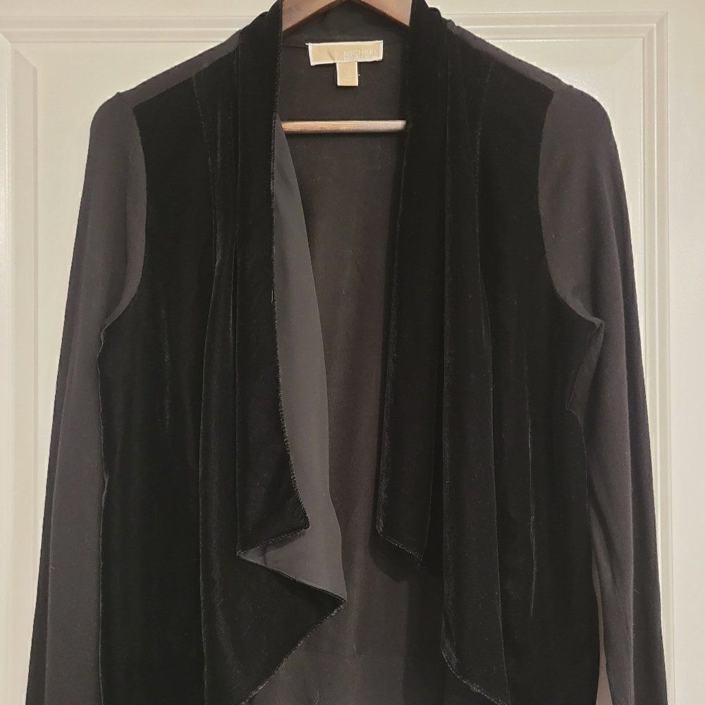 ‎Michael Kors black open cardigan size P/L